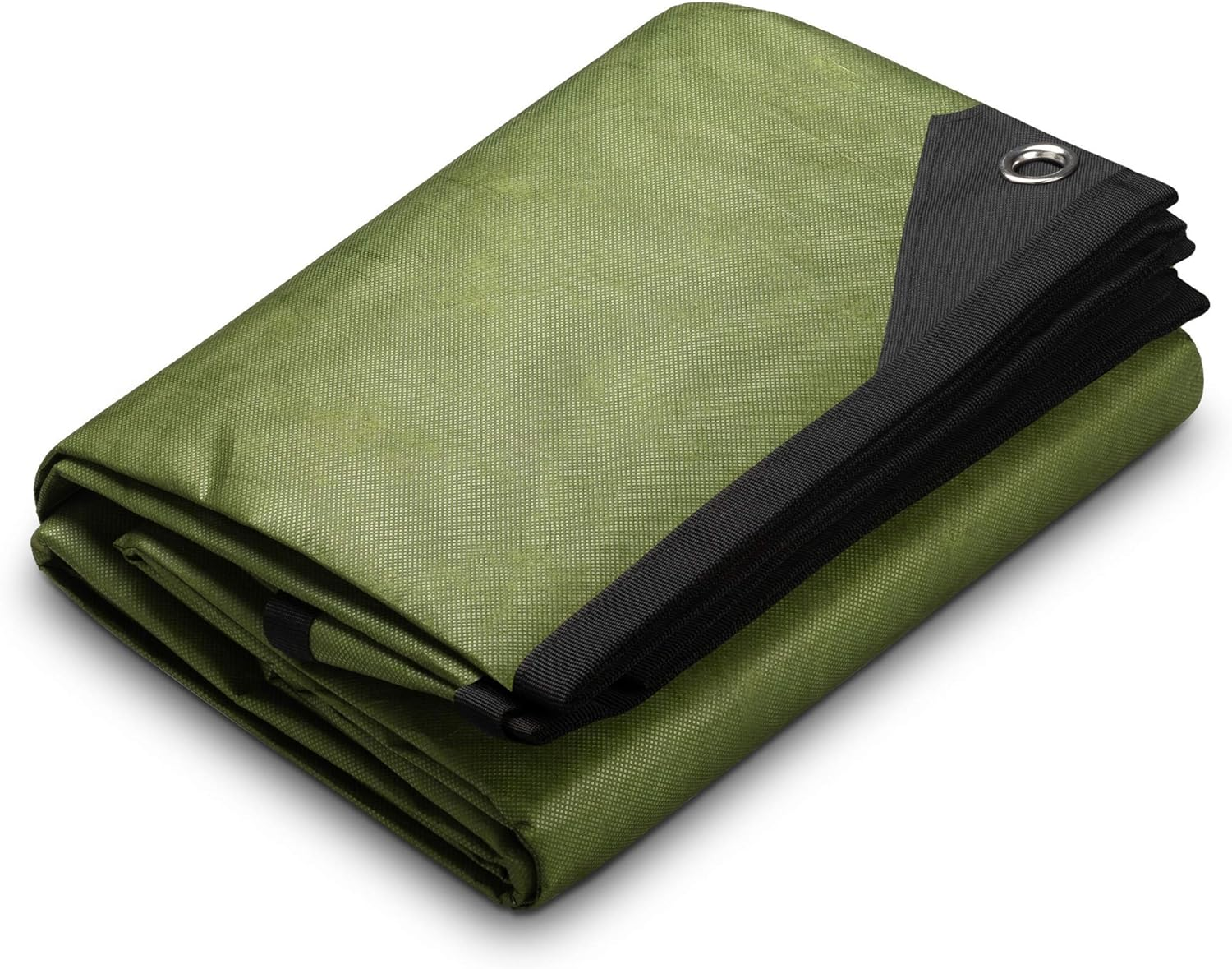 Arcturus Extra-Large Survival Blanket &ndash; Heavy-Duty Thermal Reflective Tarp - 9.5Ft X 12Ft. All-Weather, Reusable Emergency Blanket for Car or Camping (Olive Green) - Camo image number 4