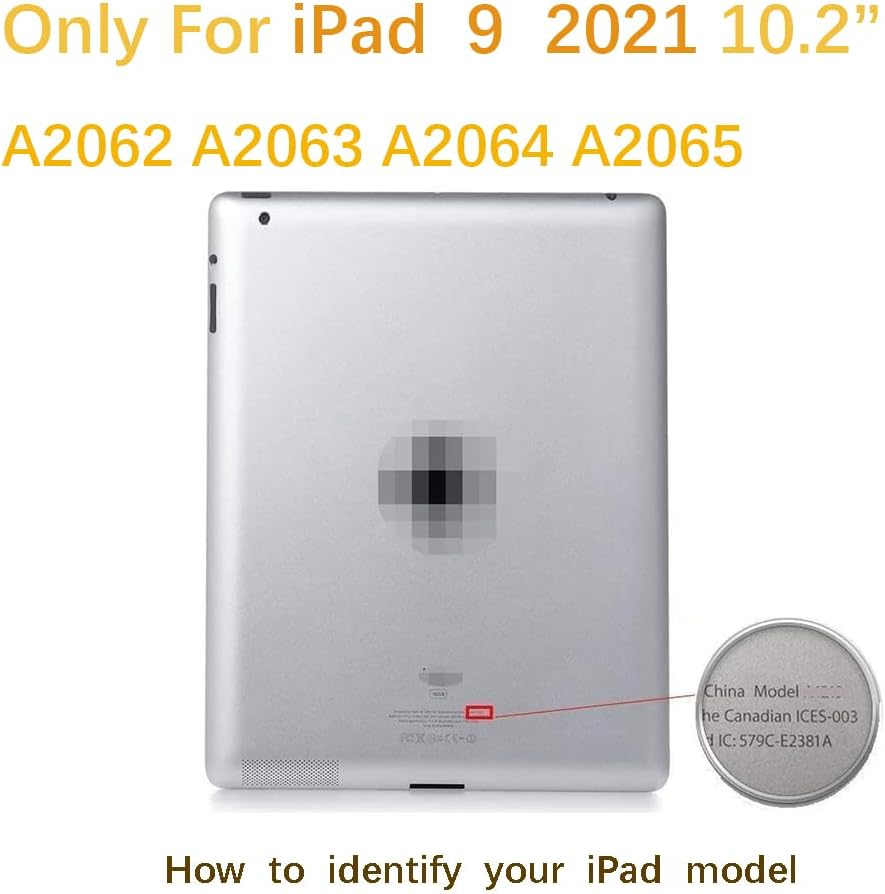 A-MIND for Ipad 9 10.2" 2021 Screen Replacement, for Ipad 9Th Generation A2602 A2603 A2604 A2605 Touch Screen Digitizer Glass Panel Lens Repair Kits(Not LCD) (Black,With Home Button) image number 4