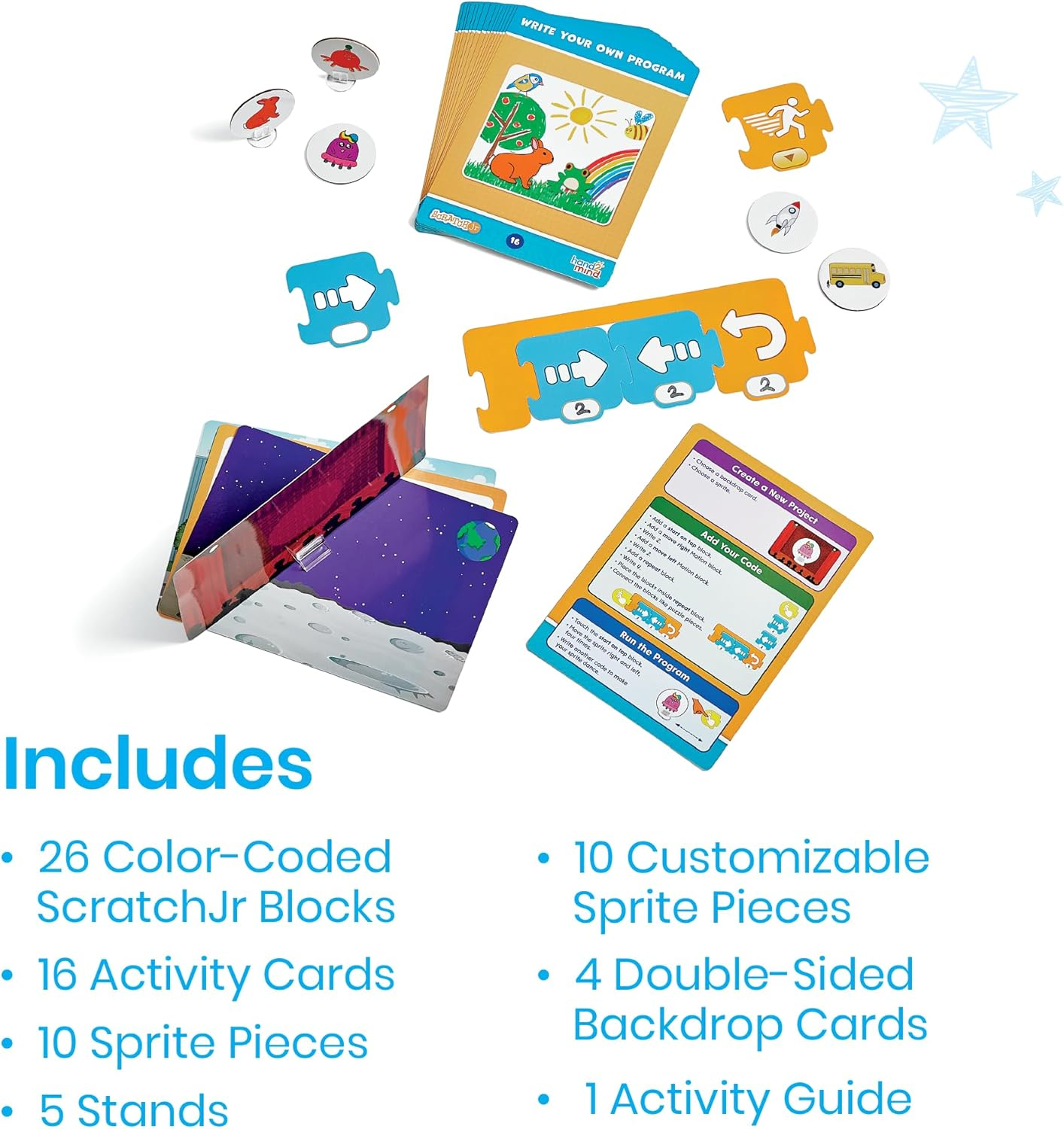 Hand2Mind Block-Based Coding Student Activity Set for Scratchjr image number 5