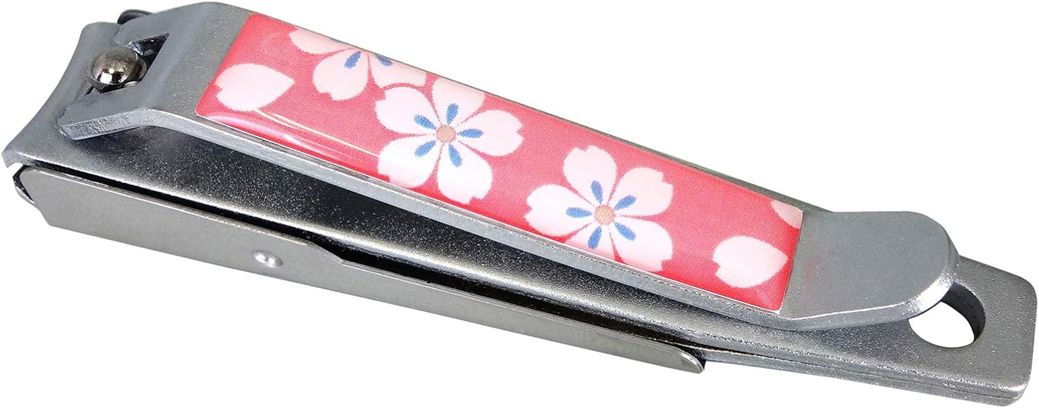 Kitamasa WM-5 Japanese Pattern Nail Clippers Cherry Blossom Chirashi image number 2