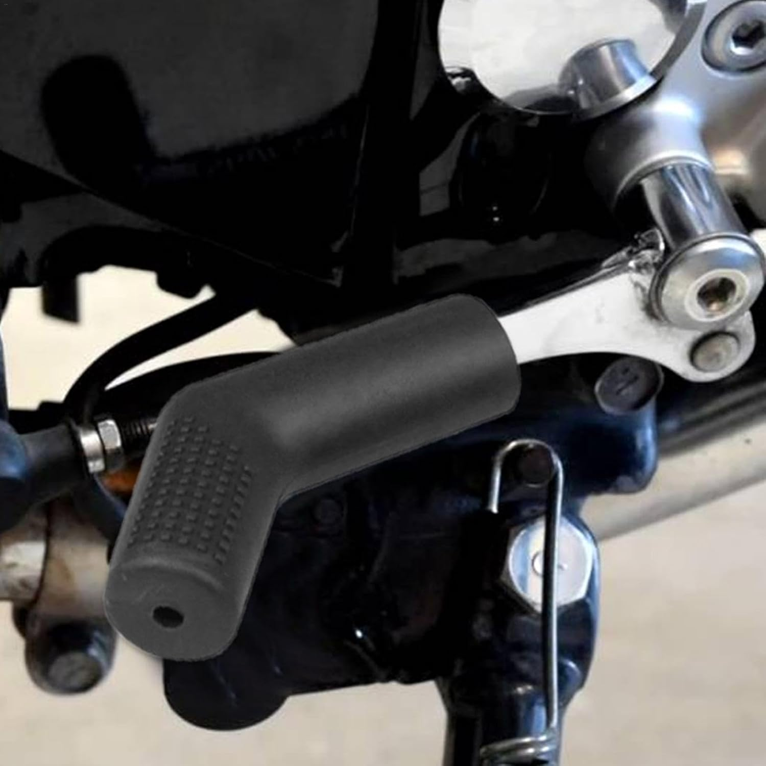 Motorcycle Shift Lever Sleeve - 5X anti Slip Rubber Pedal Cover - Shift Lever Sock Multifunctional Protective Flexible Shifter Shoe Protection for Dirt Bikes Atvs image number 6