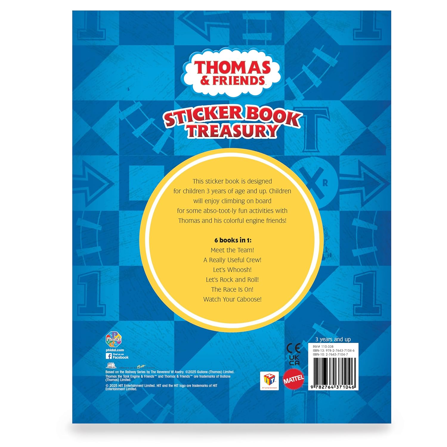 Thomas & Friends Sticker Book Treasury - Activity Books for Kids, 350 Reusable Stickers, 96 Pages of Fun image number 3