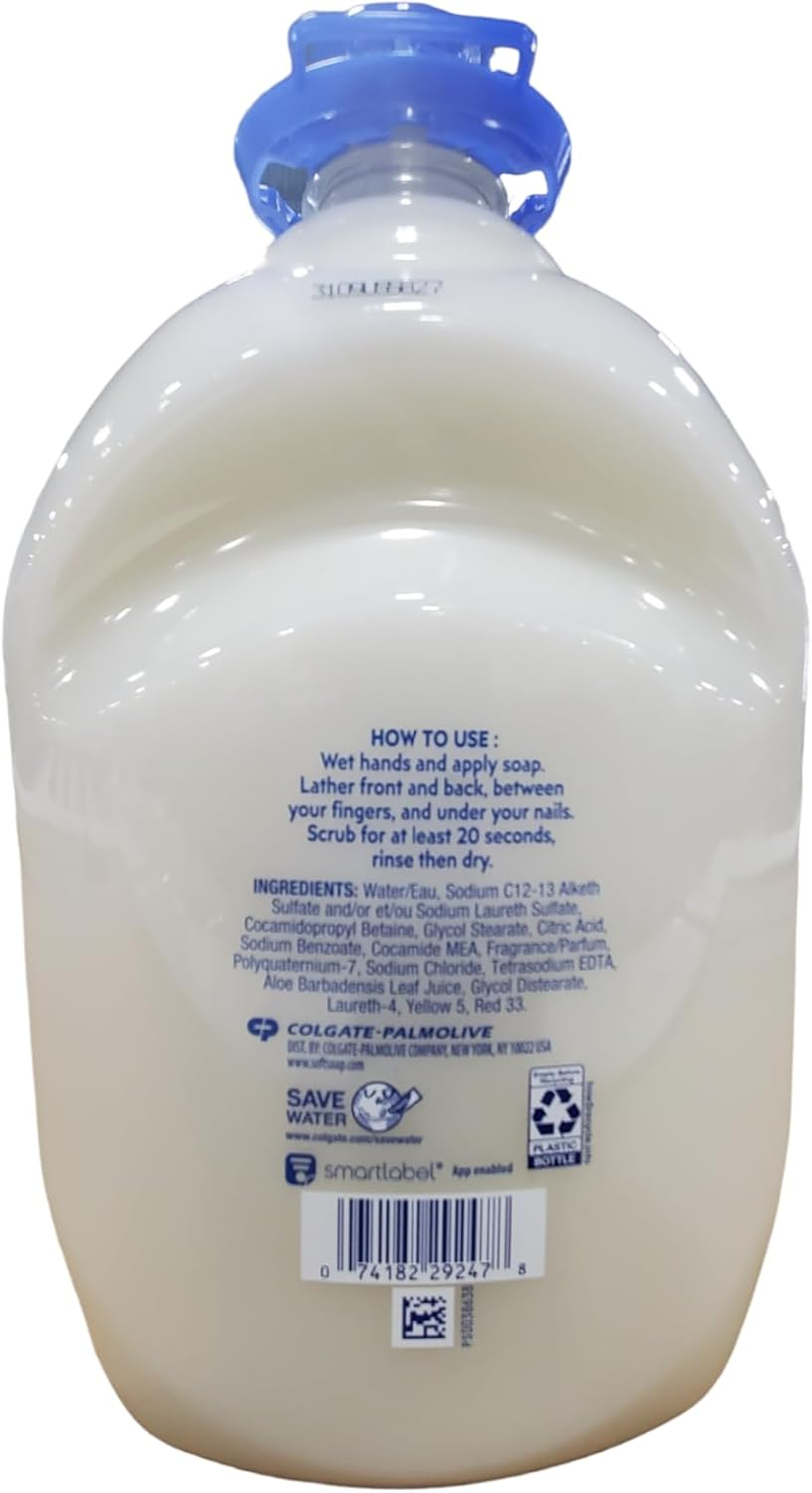 Softsoap Hand Soap Soothing Aloe Vera Moisturizing Hand Soap Refill 64 Fluid Ounce Bottle image number 2