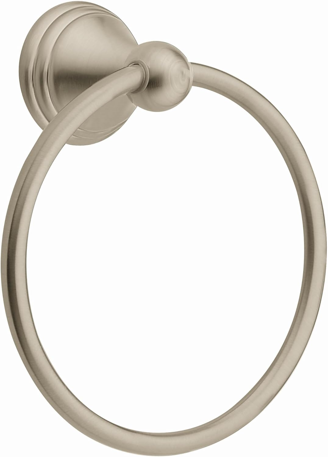 Moen Preston Collection Polished Chrome Bathroom Hand-Towel Ring, Wall Mounted Towel Holder, DN8486CH