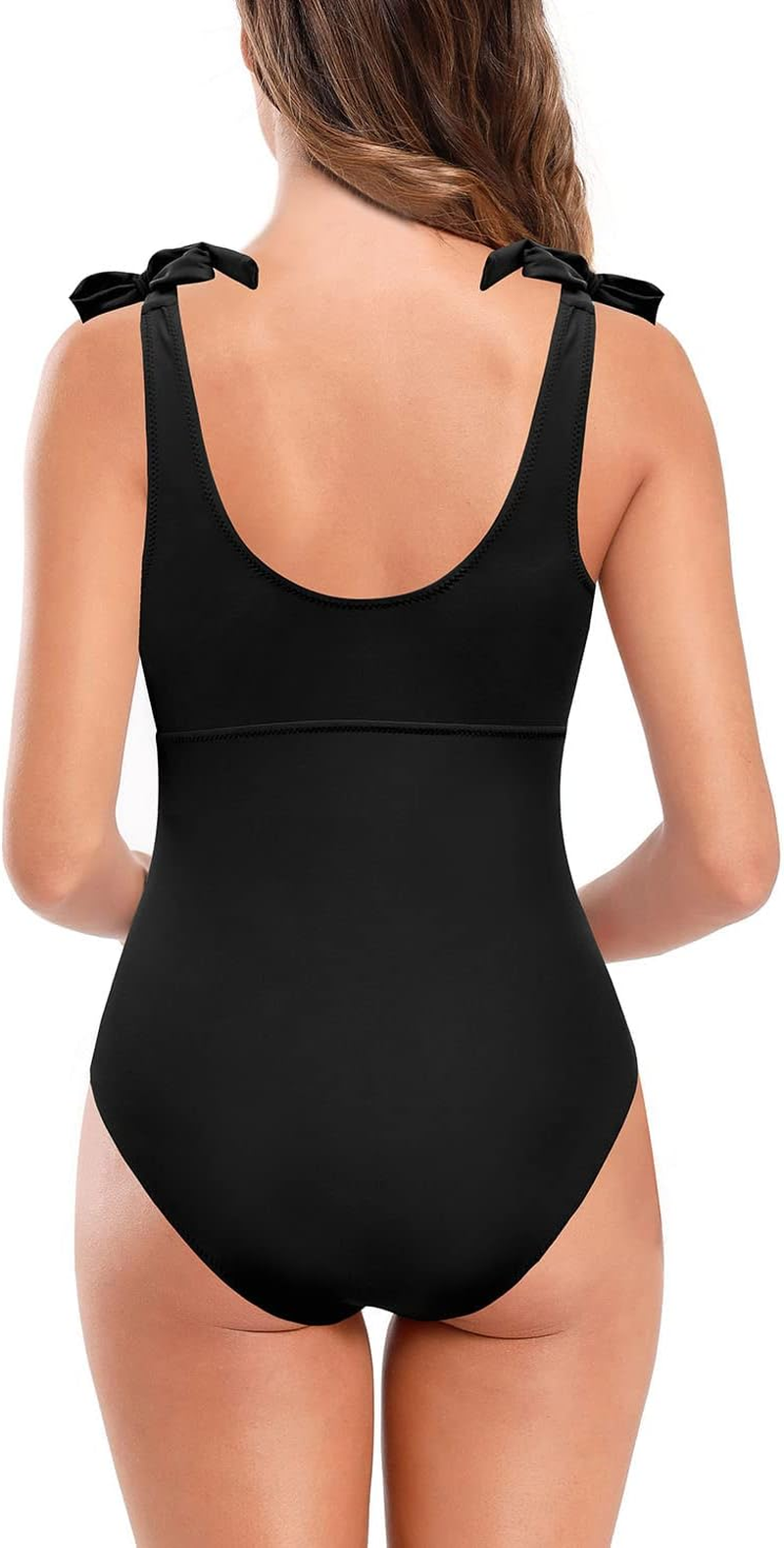 SHEKINI Women'S Halter Pregnant Swimsuit Twist Cross Maternity One Piece Bathing Suit image number 6