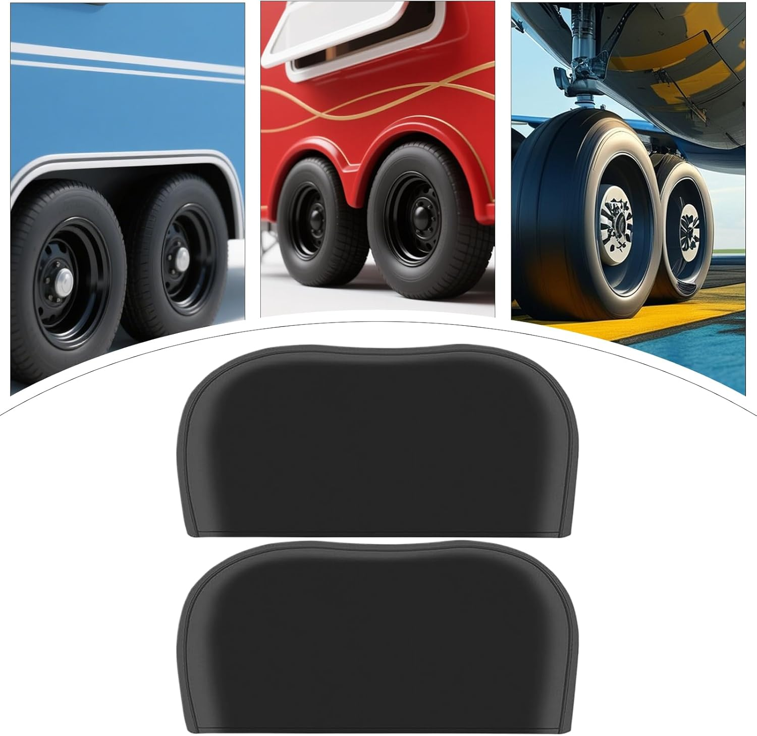 Rrlihjgu Motorhome Tire Cover, Spare Wheel Covers, Waterproof Wheel Protector Automotive Accessories 26 to 30 Inch for Road Rain Outdoor Camping Motorhome