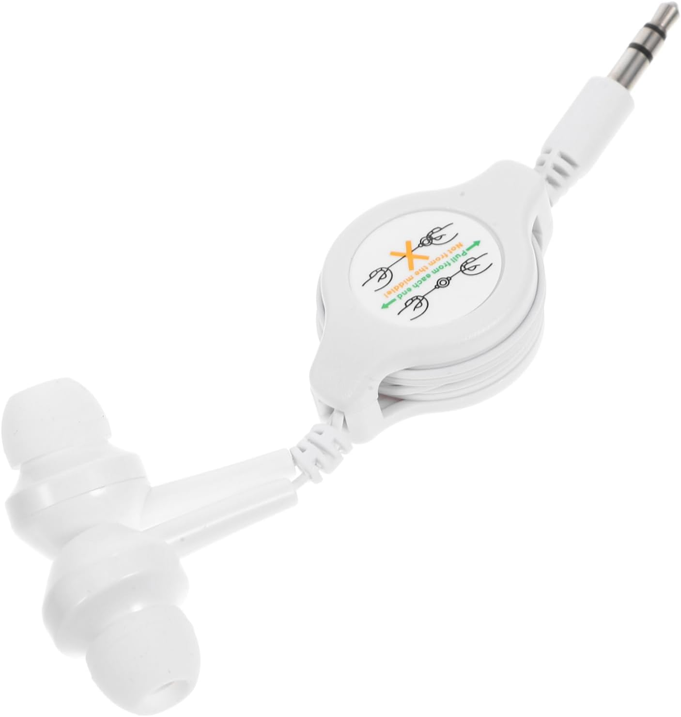 DOITOOL Ear Headphones Double Pull Retractable Lightweight Design for Easy Storage Comfortable Fit with Cushions for Travel and Daily image number 2