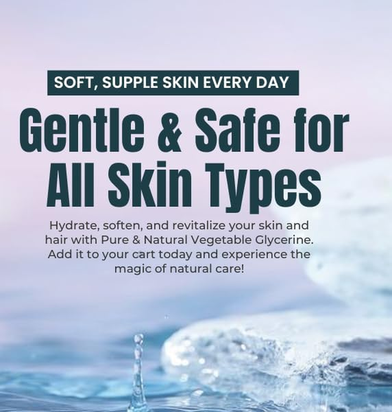 Raslok 100% Pure & Natural Vegetable Glycerine | for Skin & Hair | Versatile Skin Care, Softening and Moisturizing 4 Fl Oz - 120 Ml image number 4