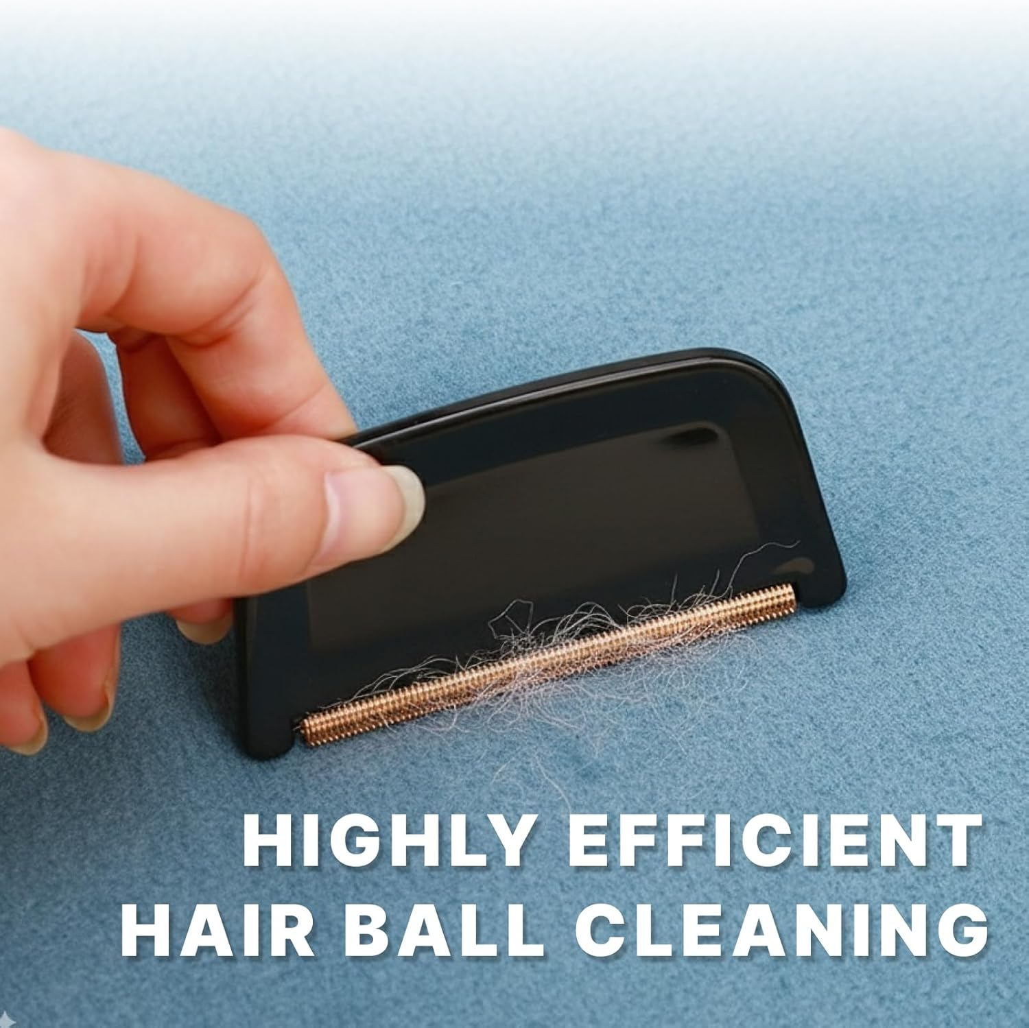 Cashmere and Wool De-Pilling Comb Set, Lint Remover for Sweaters, Scarves, and More, Effective Clothes Shaver for Quickly Removing Fuzz Balls and Lint from Multi-Fabric Garments, Compact and Portable image number 5