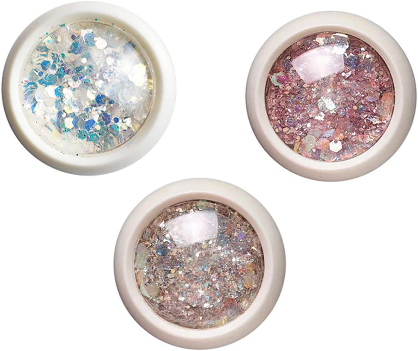 3 Boxes New Nail Accessories Mixed Glitter Nail Art Mixed Nail Sequins Mermaid Nail Sequins
