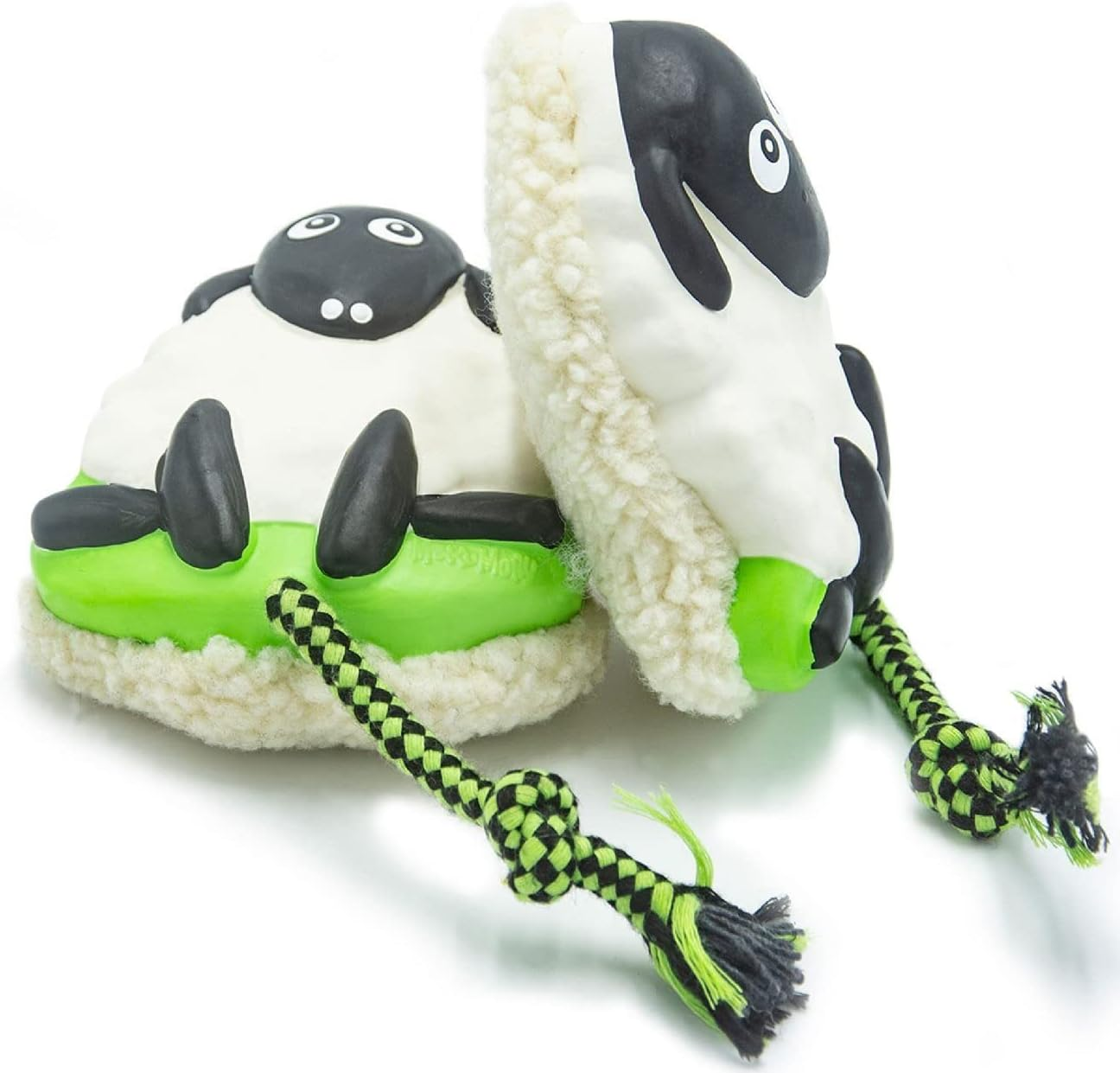 Max & Molly Snuggles Collection Soft & Fuzzy Plush Dog Toys for Small and Medium-Sized Dogs and Puppies, Non-Aggressive Chewers, Fun for Play or Snuggle Time, Woody the Sheep image number 2