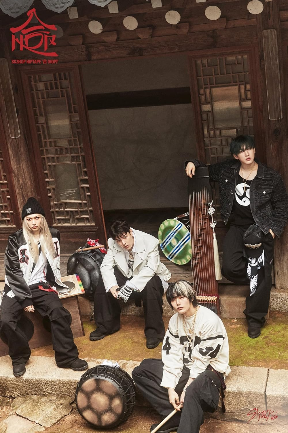 Stray Kids 合 HOP Album 2 Version Set SKZHOP Version+Hiptape Version+Tracking Sealed SKZ image number 5