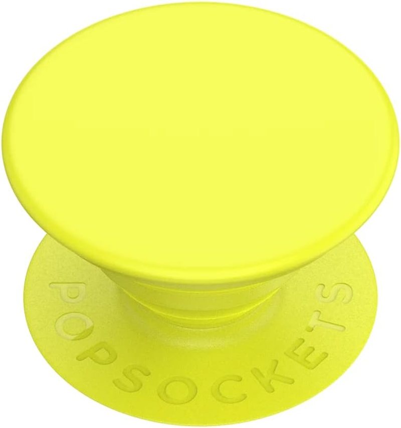 Popsockets: Popgrip Expanding Stand and Grip with a Swappable Top for Phones & Tablets - Neon Pink