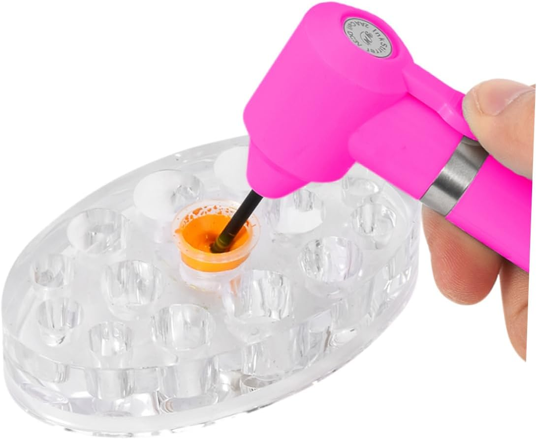 TEHAUX Pigment Mixer Mixer Pigment Ink Sticks Eyebrow Lip Eyeliner Permanent Cups Makeup for Blenders Tattoo Eyebrow Tint Paint - White image number 4