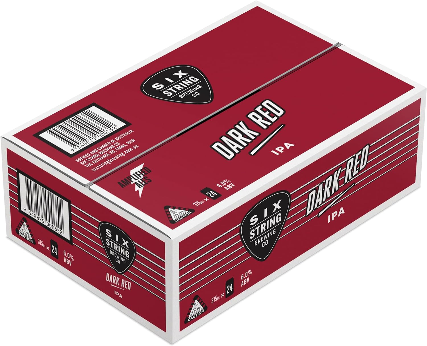 Six String Brewing Dark Red IPA, 375Ml, Case of 24, Craft Beer image number 2