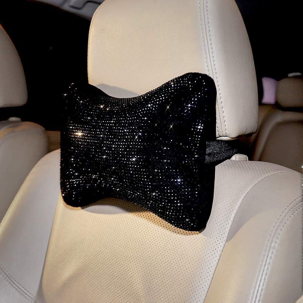 2Pcs Car Neck Pillow for Driver, Auto Seat Headrest Cushion Driving Relax Necksupport - Colorful image number 3