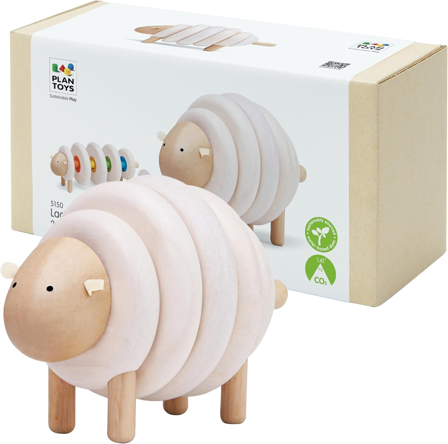 Plantoys - Lacing Sheep image number 1