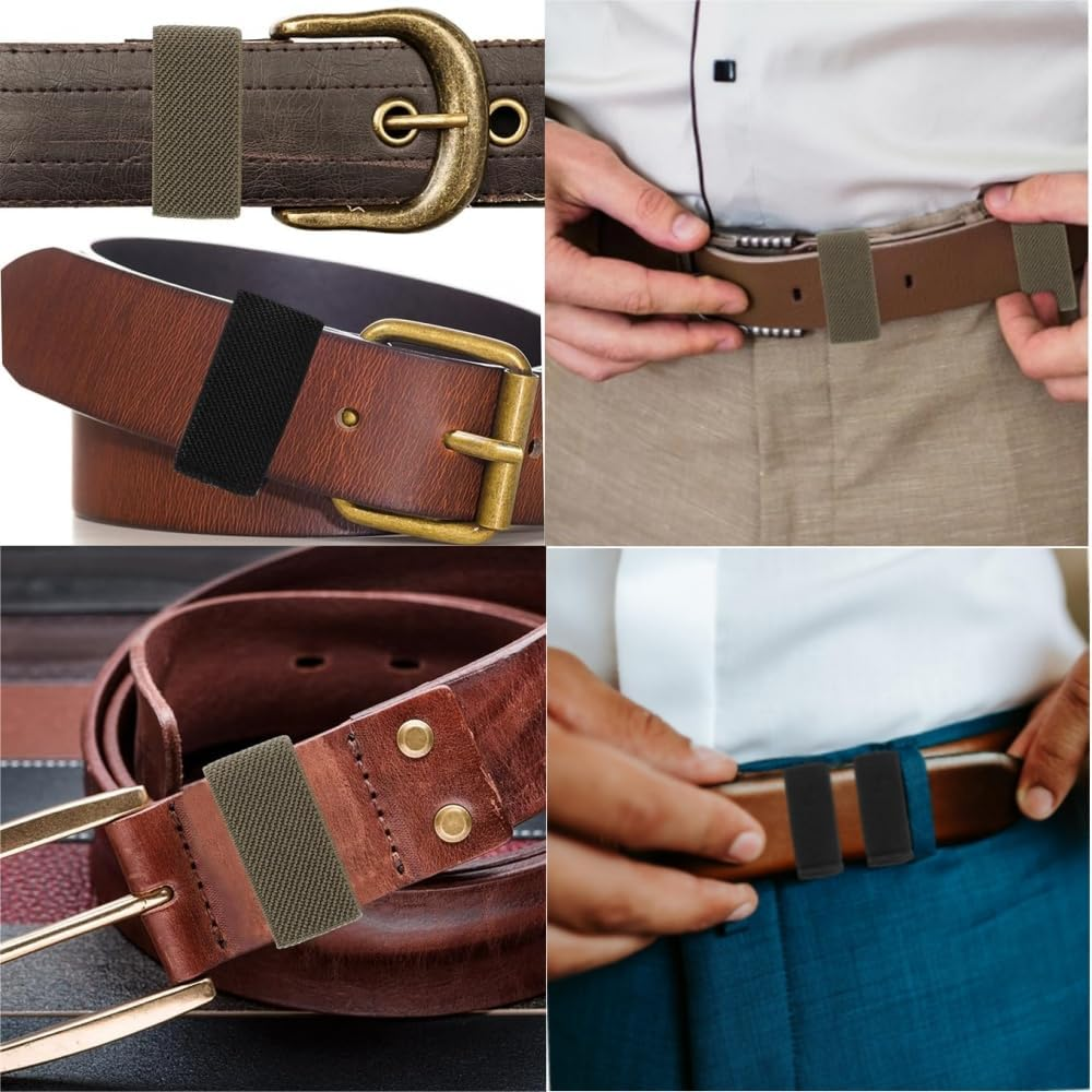 Goxfaca Backpack Strap Keeper 4 Pcs Elastic Belt Keepers for Duty Belt Stay Loops Belt Holders Retainer Band for 1.5" Wide Belts and Straps image number 1