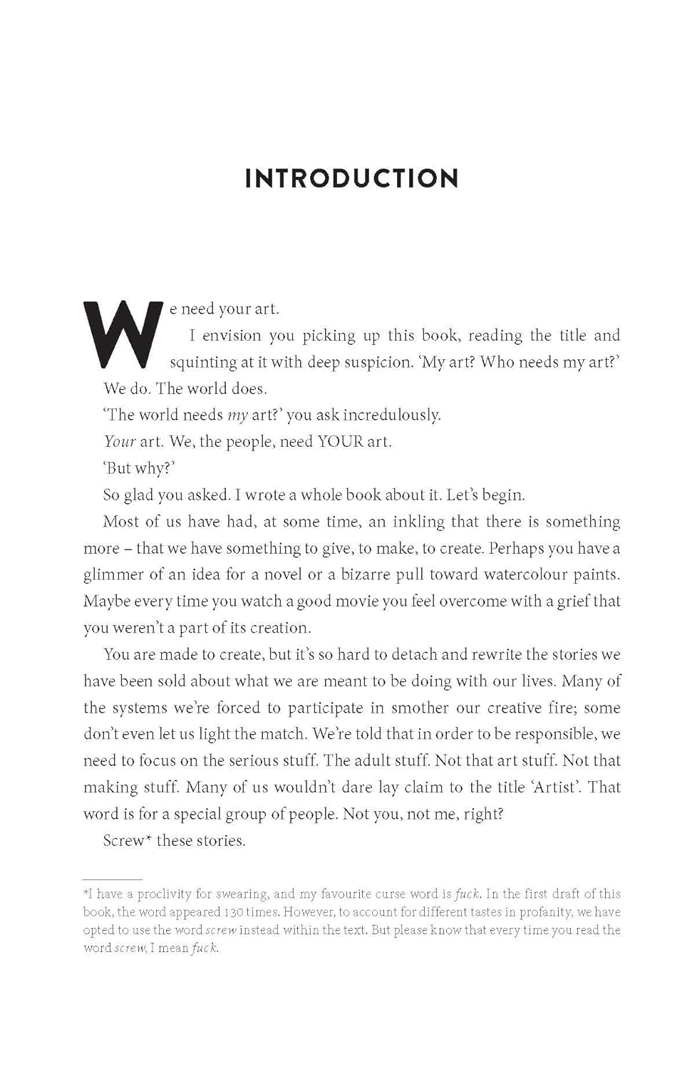 We Need Your Art: Stop Messing around and Make Something image number 1