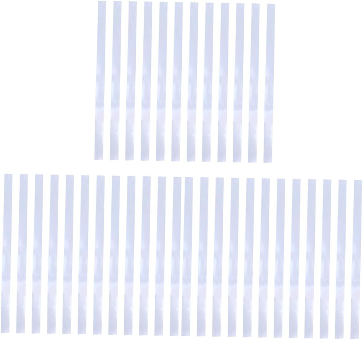 36Pcs Reflective Tape Strips for Digital Photo Tachometers Speedometer Reflective Stickers Papers High Material Self-Adhesive Compatible Optical image number 1