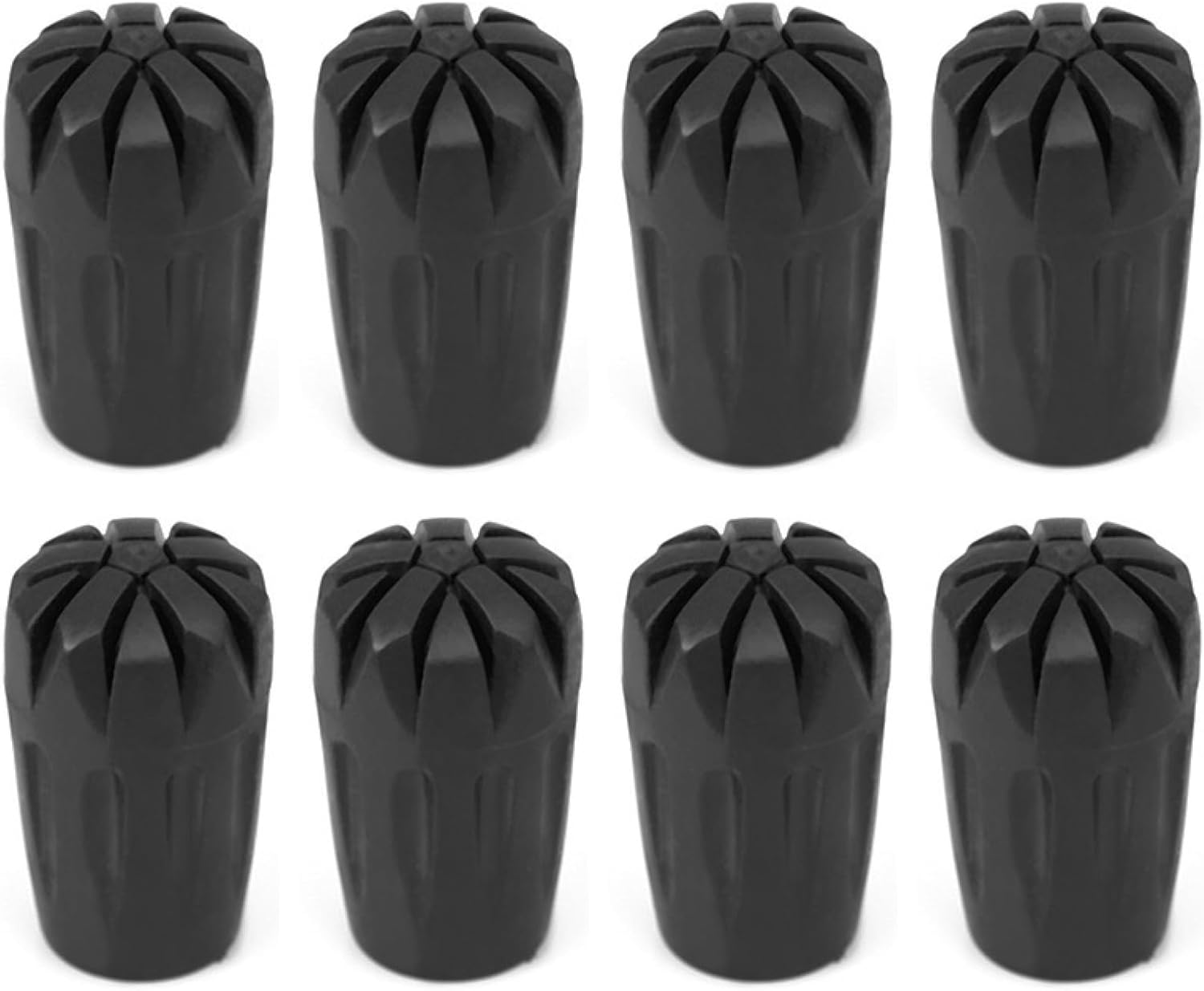 TRIWONDER Rubber Trekking Poles Tips Protectors Hiking Pole Replacement Flexible Walk Tip for Hiking Sticks Walking Poles