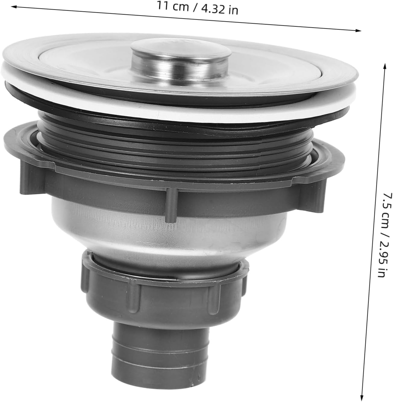 FRCOLOR Drain Strainer for Shampoo Bed Hair Catcher Sink Strainer Hair Salon Accessory image number 3