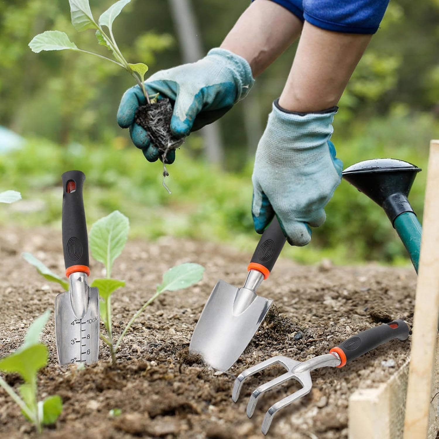 Hand Shovel - Trowel Garden Tool Digging Tools | Gardening Supplies, Cleaning Shovel, Garden Hand Tools for Home Potting, Gardening image number 4