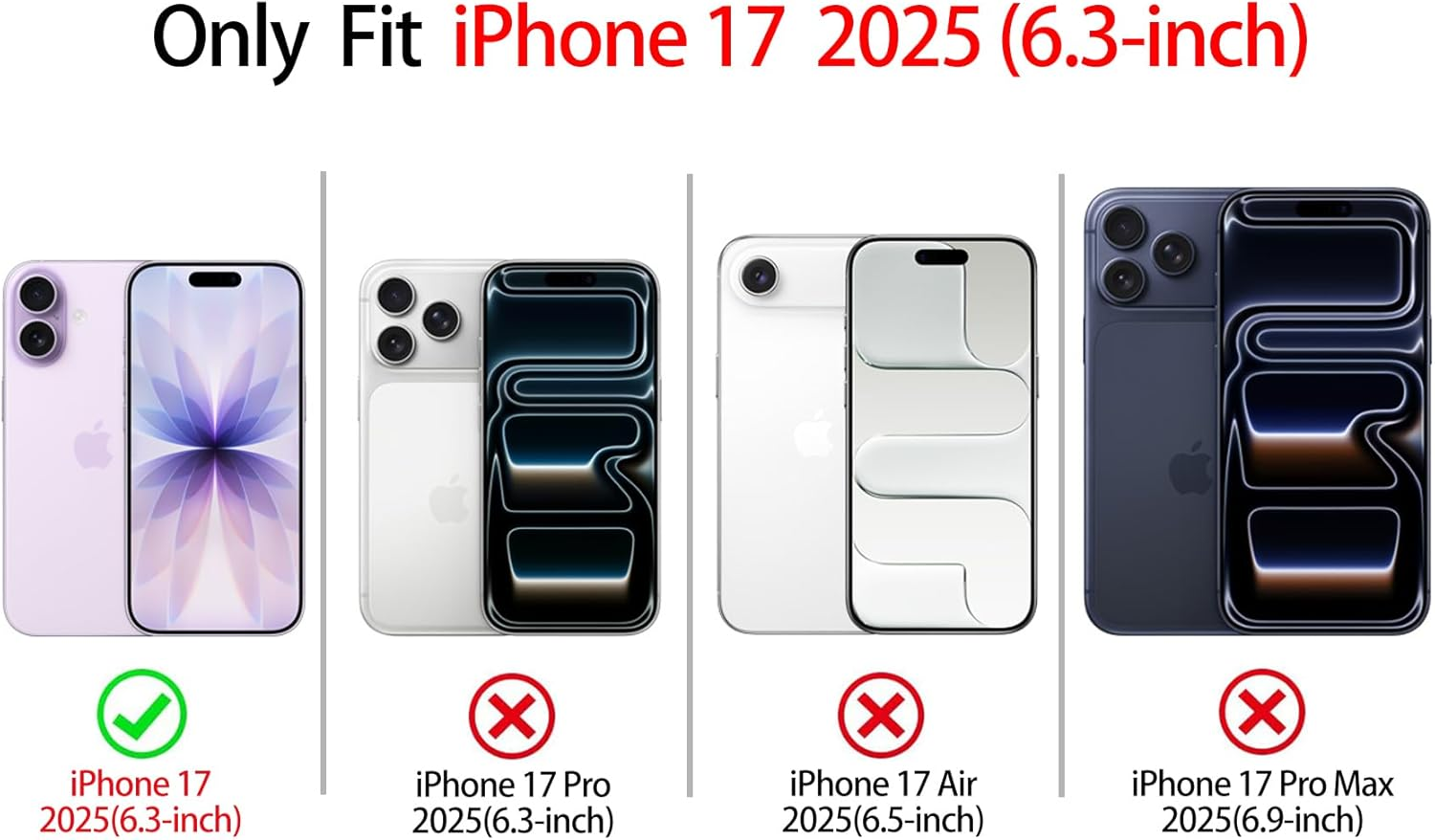 NITITOP Compatible with Iphone 17 Case Cute Aesthetic Checkerboard Checkered Pattern for Women Girl Trendy Slim Fit TPU Silicone Shockproof Full Camera Protection Cover - Black image number 4