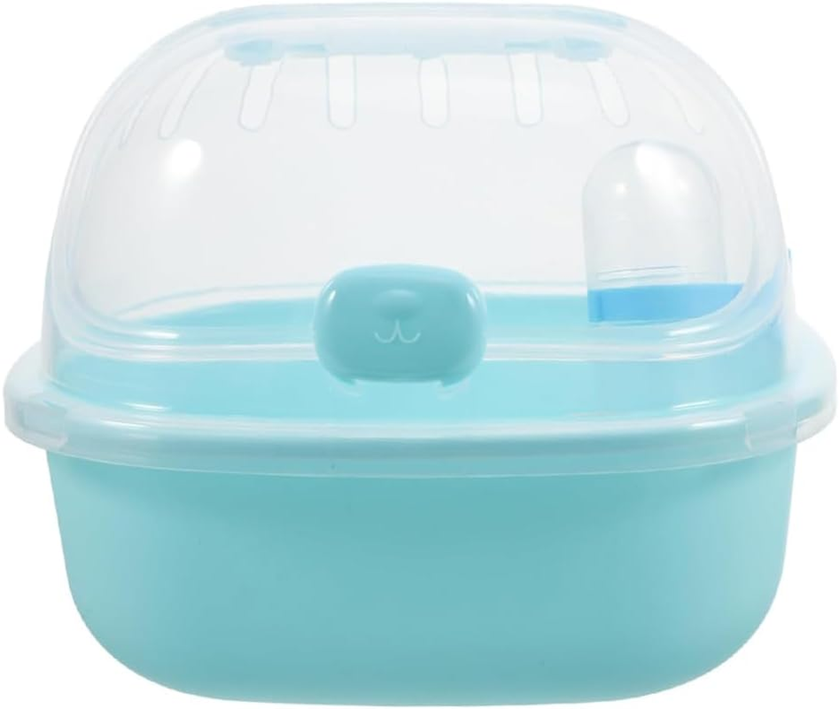 Hamster Carrier Cage,With 60Ml Water Bottle,Portable Animal Travel Carrier Carry Case,Handheld Plastic Cage,Pet Supplies,For Gerbils,Hamster,Small Pets image number 4