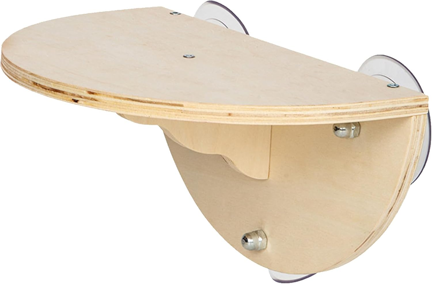 Cat Window Perch - Wooden Kitten Window Perch,Wood Cat Shelf Bed Climbing Seat with 3 Suction Cups Shelf Wall-Mounted for Indoor Cats image number 4