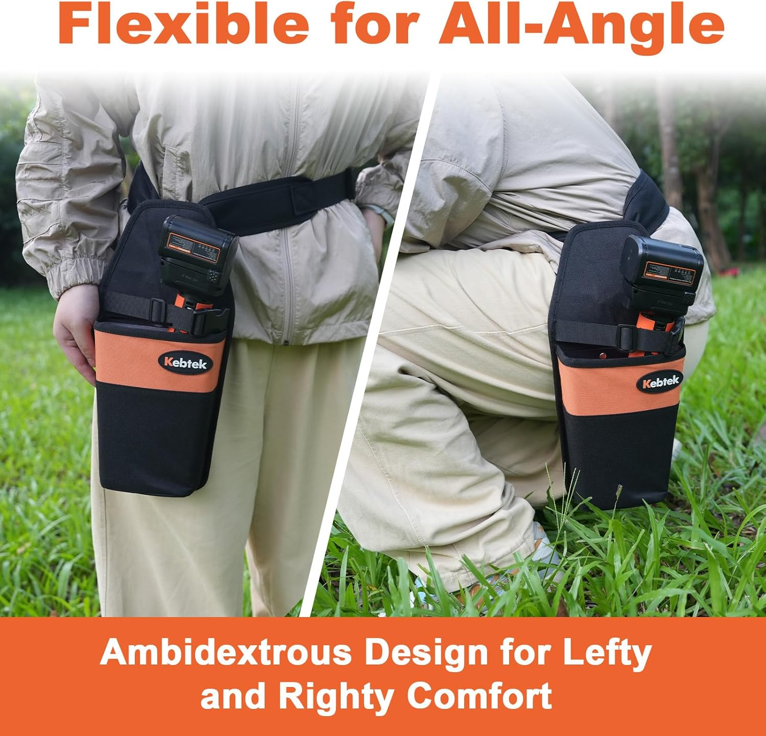 Kebtek Durable Tool Pouch for Pruning Shears Thicker Version Plastic Liner Added Pruner Holster with Belt Adjustable Quick Release and Fix Magnetic Buckle Convenient for Orchardist Farmer image number 1