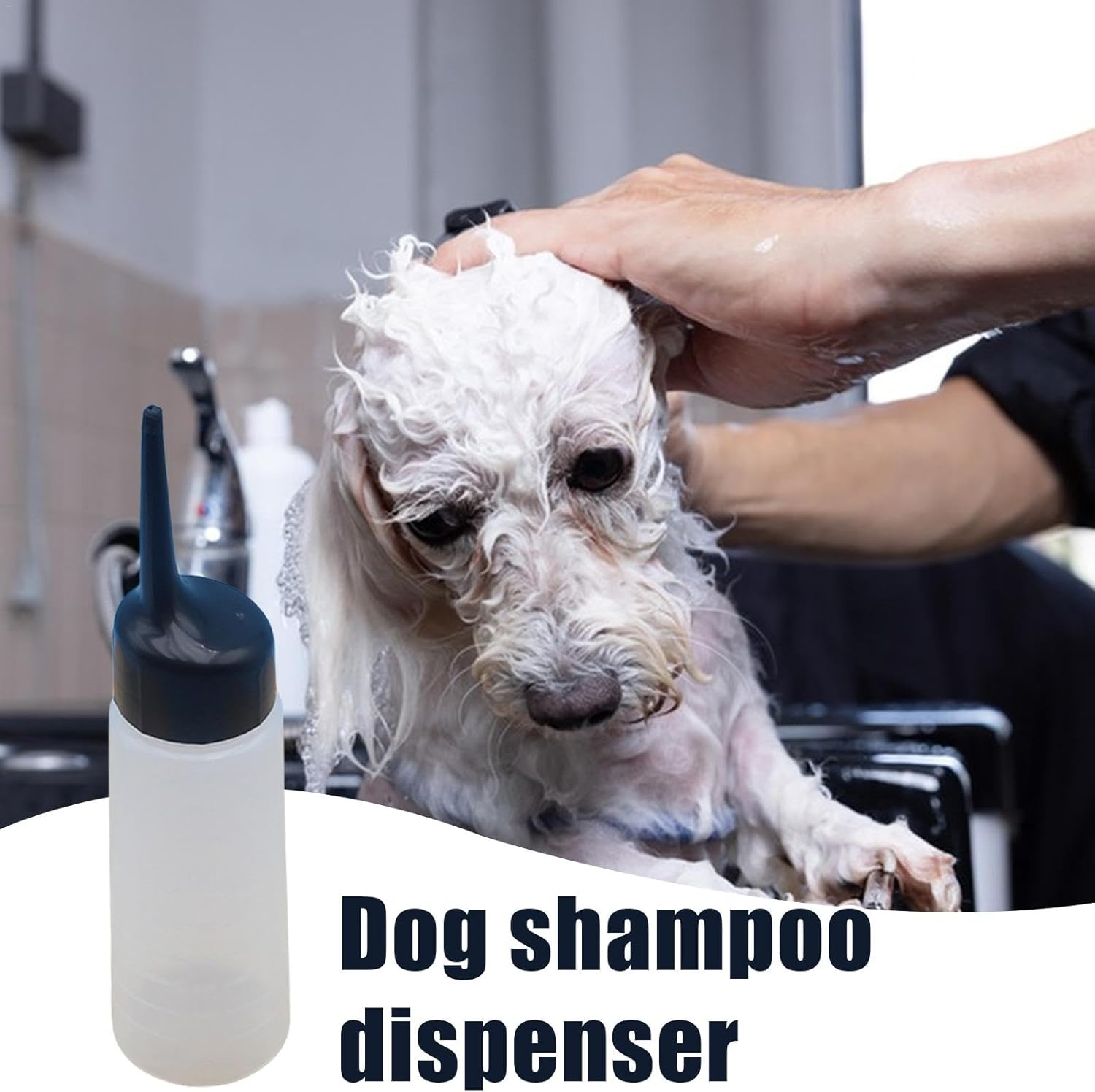 Shampoo Dilution Bottle | 150Ml Dispensing Pet Wash Bottle - Refillable Pet Shampoo Mixer, Squeeze Bottle, Multifunctional Pet Supplies for Cats, Children, Dogs, Adults image number 1
