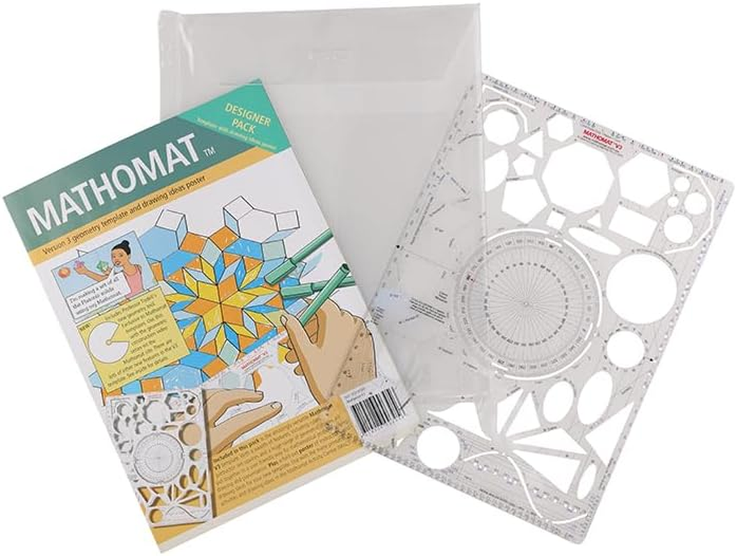 Mathomat V3. Designer Template in Wallet with Drawing Ideas Poster image number 4