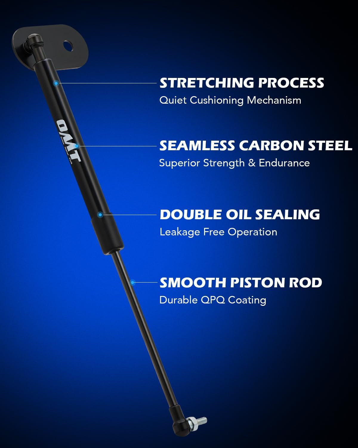 Compatible with 09-22 Ram 1500 2500 3500 Pickup Tailgate Assist, Truck Tailgate Lift Assist Kit Compatible with 2009 2010 2011 2012 2013 2014 2015 2016 2017 2018 2019 2020 2021 2022 Dodge Ram image number 1