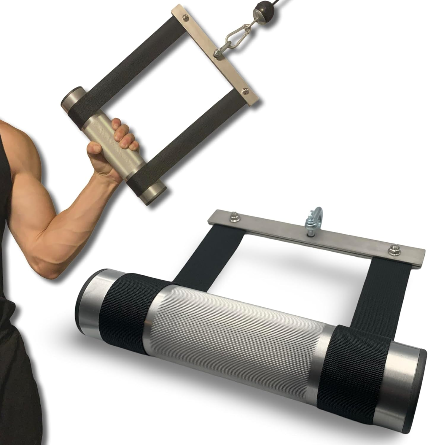 OAP Armwrestling Wrist Wrench, Premium Hand & Unterarmtrainer F&uuml;r Krafttraining, 100% Made in Germany, Befestigung an Kabelzug, Widerstandsband Und Loading Pin, St&auml;rke Deine Handgelenke image number 2