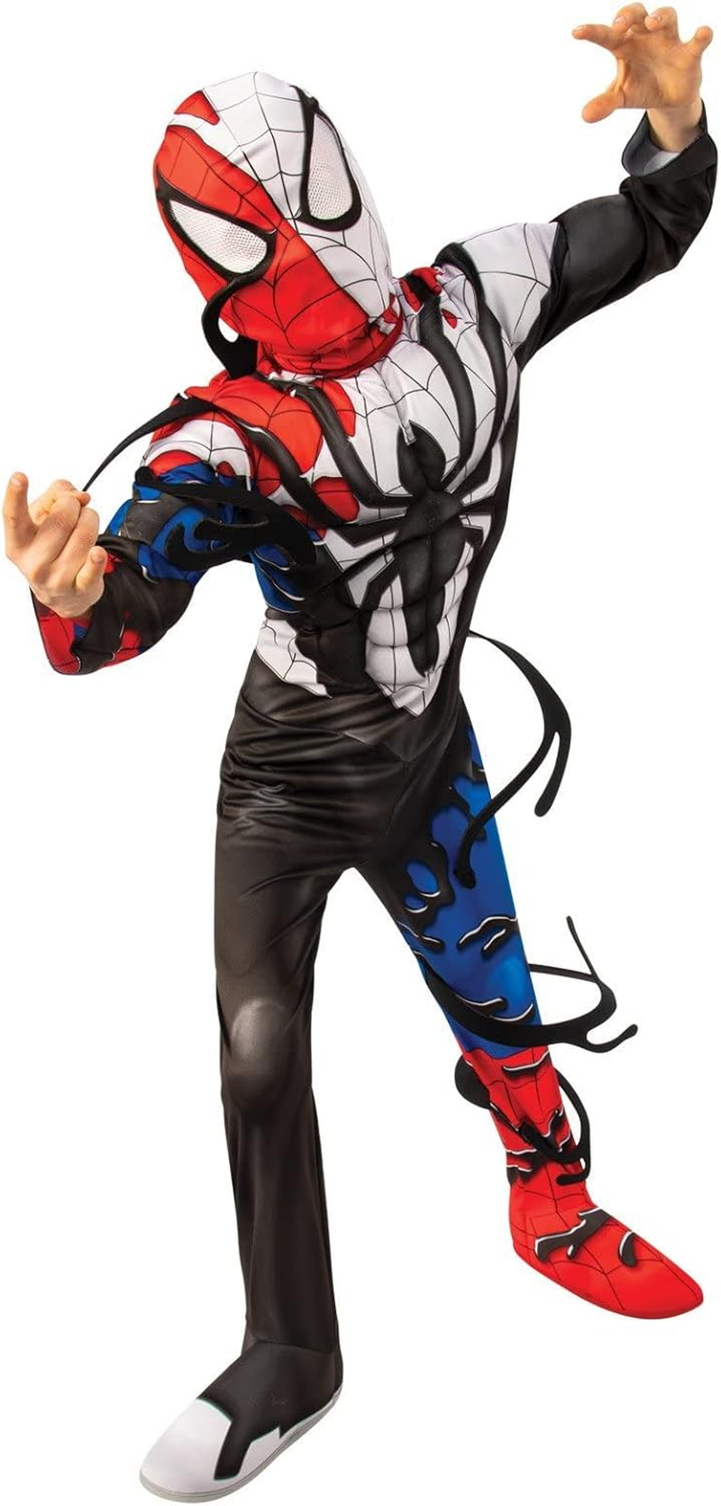 Spider-Man Venomized Deluxe Costume for Kids - Marvel Spider-Man - Small (3-4 Yrs)