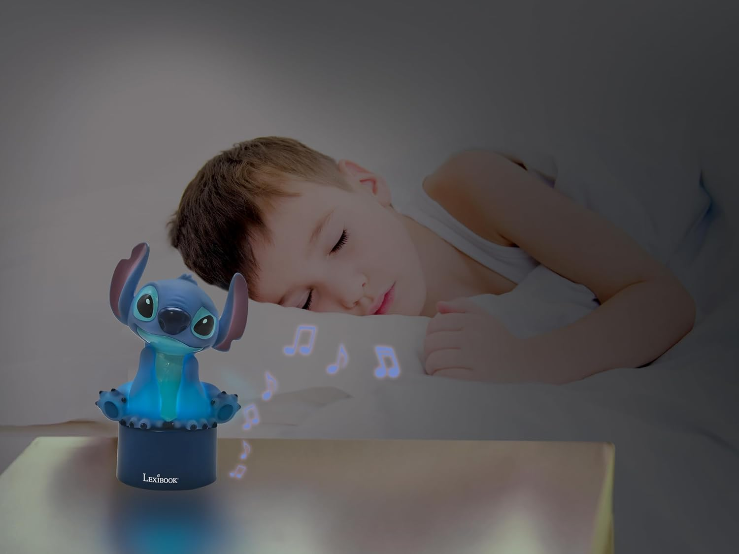 LEXIBOOK, Disney Stitch, Stitch Bluetooth Speaker Nightlight, Blue, NS02D image number 5