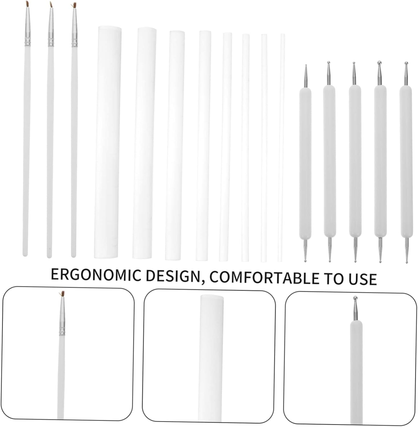 Anneome Mandala Dotting Tools Set 16-Piece Acrylic Painting Pens for Rock Projects and Doodling image number 3