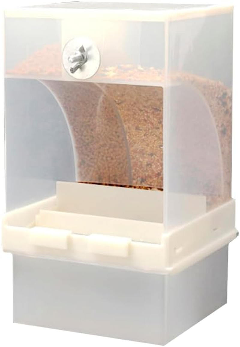 Jade Deals Automatic anti - Splash Bird Feeder - for Budgies, Cockatiels & Small Parrots, Available in 425G/520G/850G Sizes