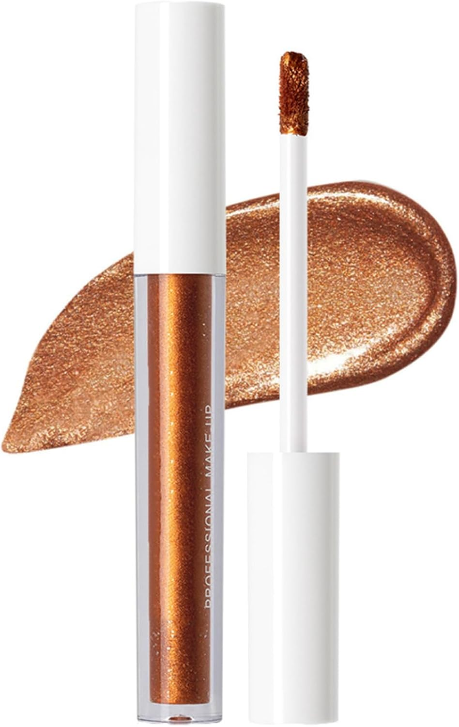 Miutii Metallic Liquid Eyeshadow with Glitter - Shimmering Highlighter Effect, Waterproof & Long-Lasting Sparkling Eye Makeup Blue One Size