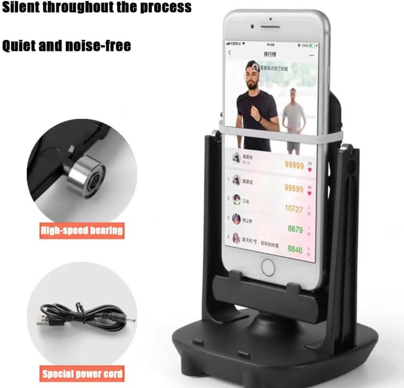 Phone Swing Pedometer,Silent Usb-Powered Step Counter for Go Walker & Mobile Swing, Supports 2 Phones, Money-Making Device Accessory,Phone Holder image number 3