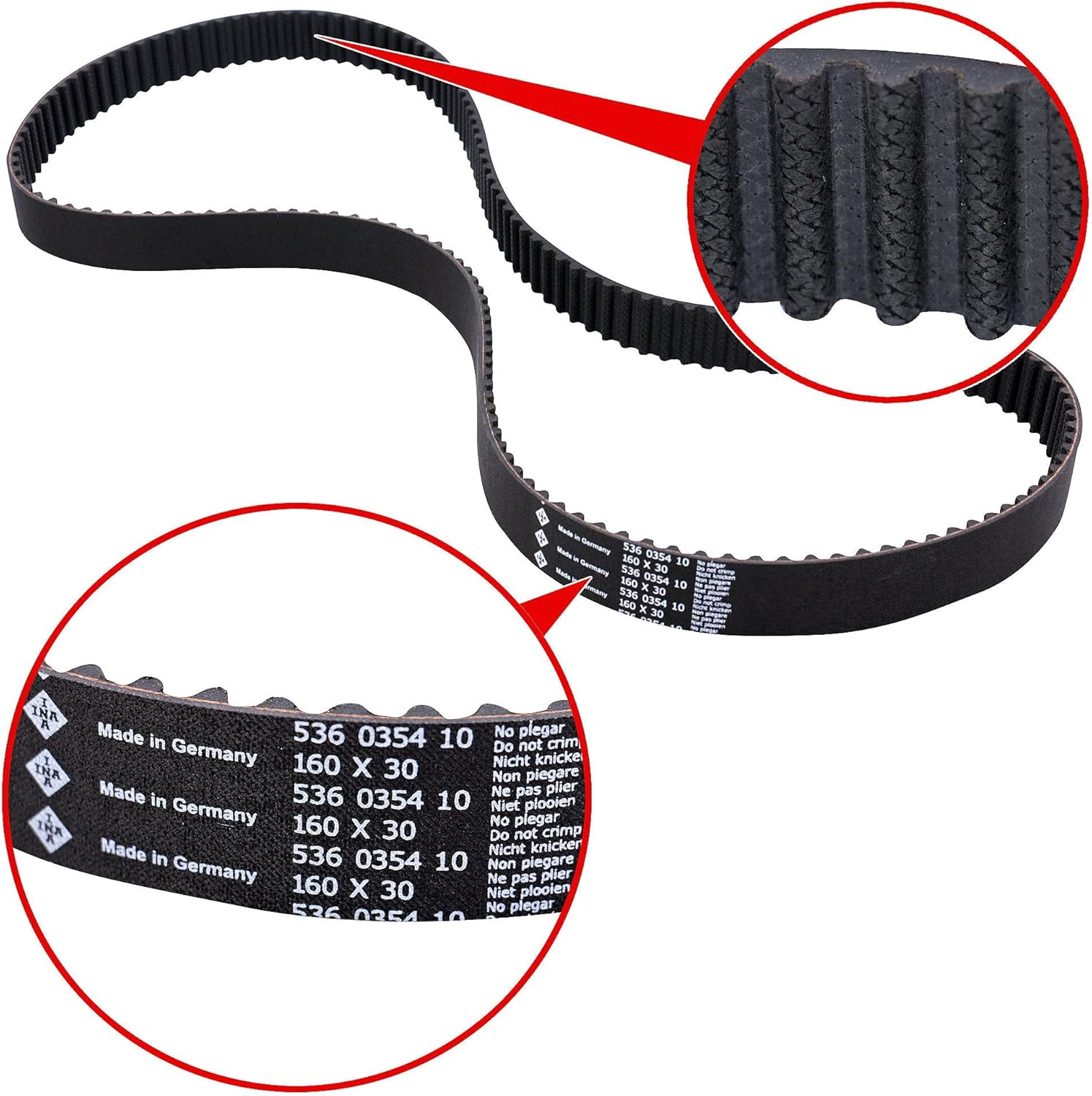 INA 530 0503 30 Water Pump and Timing Belt Kit image number 1