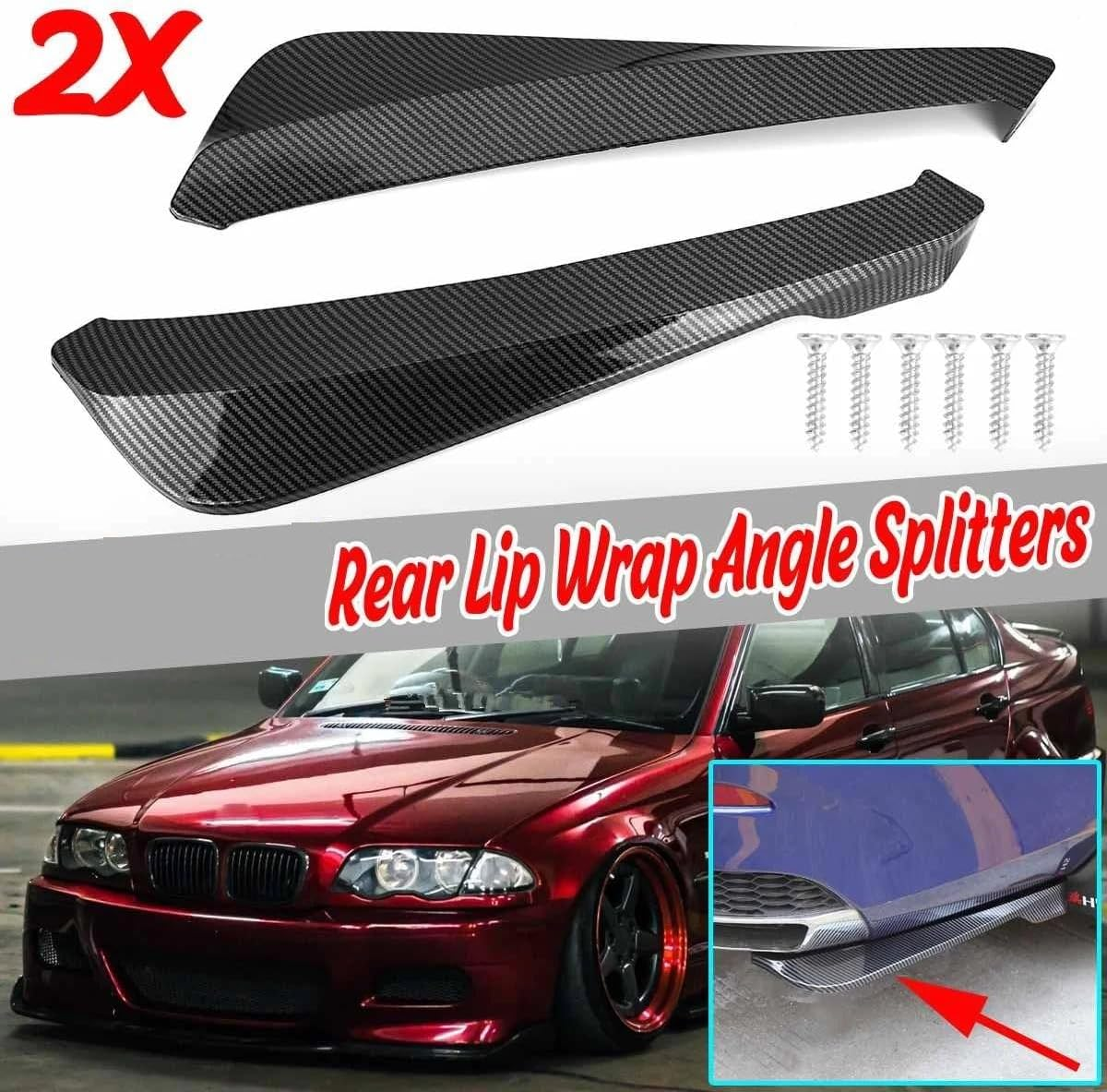 VOFIXE Car Rear Bumper Lip Diffuser Splitter Spoiler Scratch Protector, for BMW, for E90 E92, for Lexus, for Subaru, for Infiniti, for Q50 Car Rear Bumper Diffuser image number 4