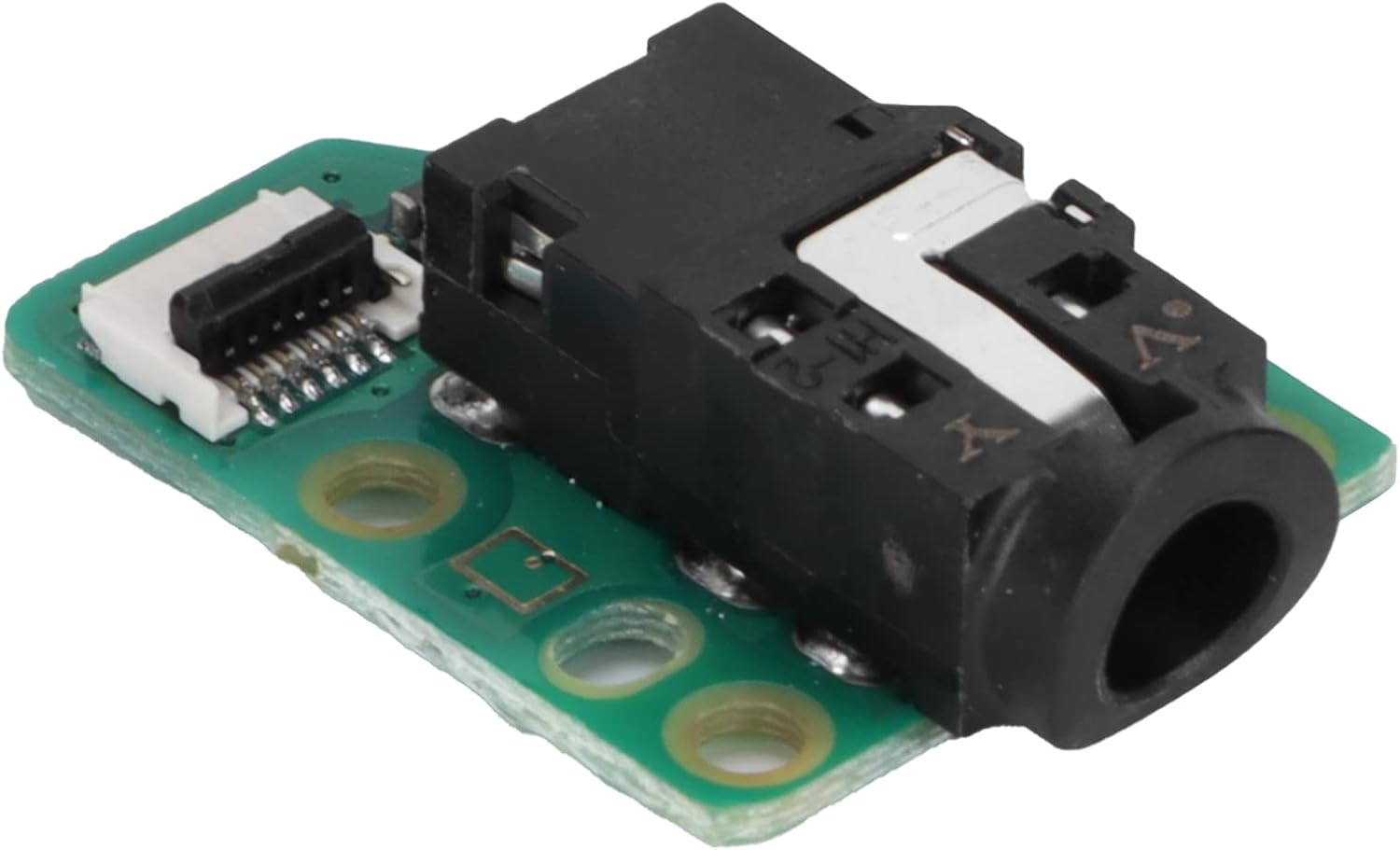 Dilwe 3.5 Mm Replacement Audio Jack, Heavy Duty Headphone Jack, Microphone Boards Audio Replacement Plug Compatible with Switch Lite HDH 001HDH HPMJ