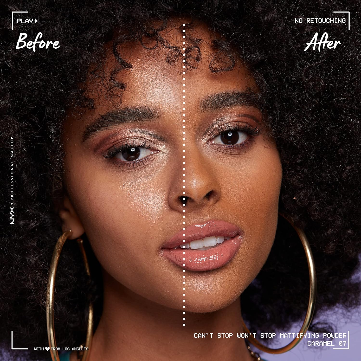 Can'T Stop Won'T Stop Mattifying Pressed Powder - Caramel image number 5