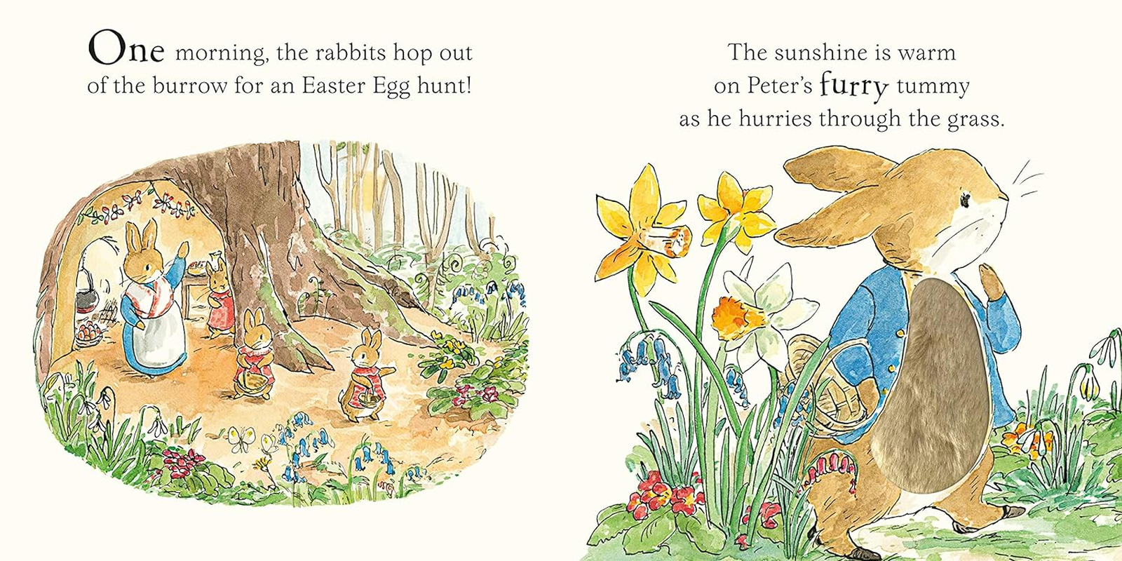 Peter Rabbit a Fluffy Easter Tale: a Touch-And-Feel Book image number 3