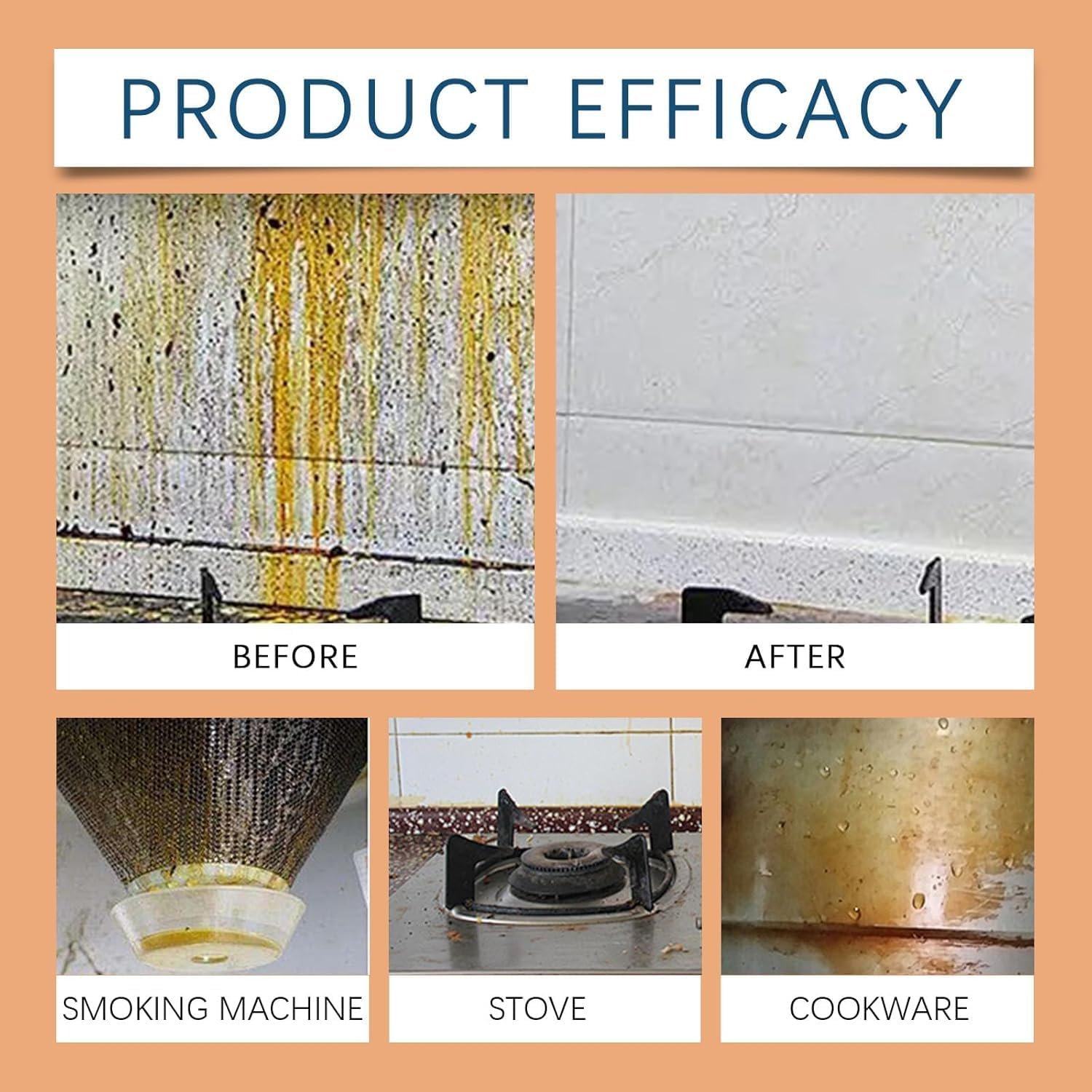 2Pcs Kitchen Degreasing Foam Cleaner,All Purpose Bubble Cleaner Foam Spray,Heavy Duty Degreaser Cleaner Spray,Stubborn Stains Cleaners for Countertops,Ovens,Pots and Pan image number 5