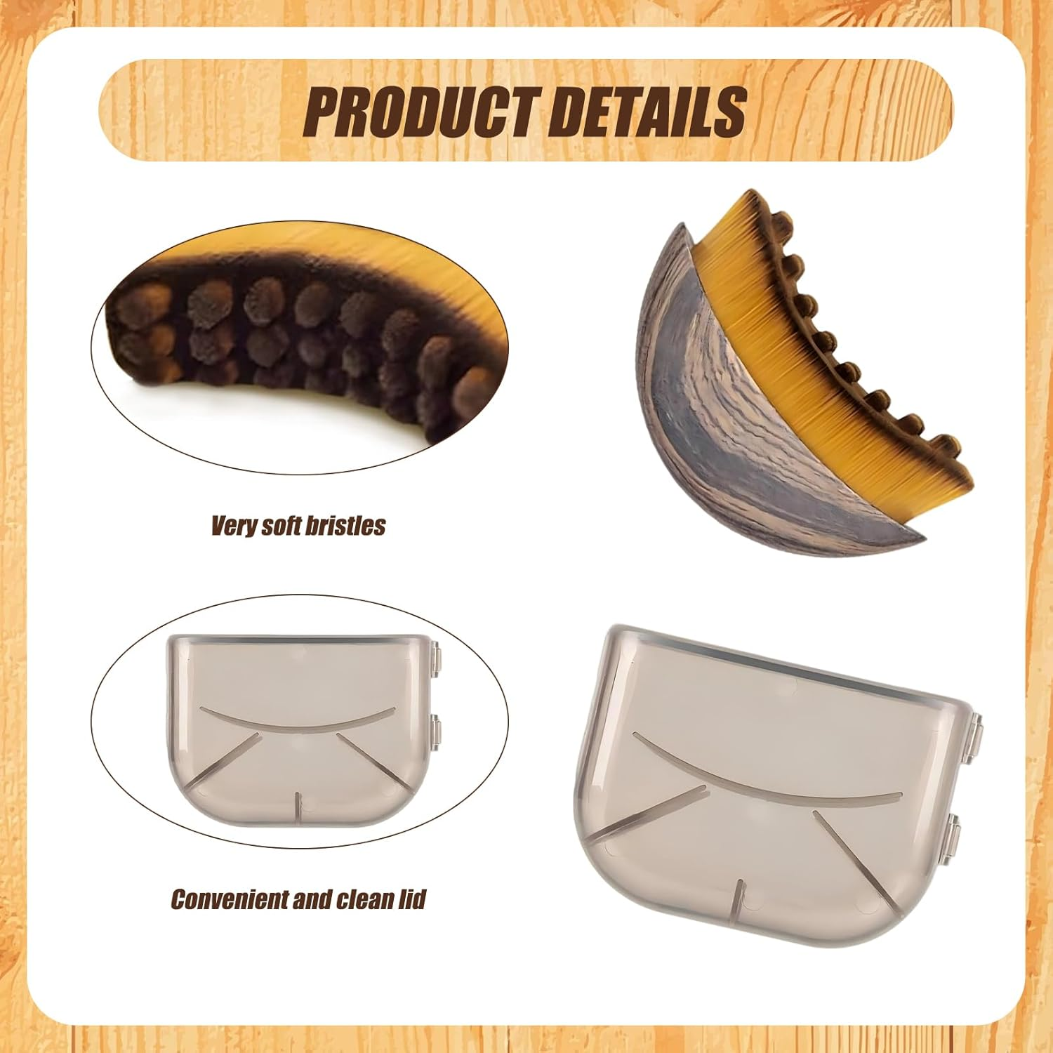 Homiliky Lymphatic Face Brush for Drainage & Sculpting - Facial Massager for Jawline, Double Chin & Puffy Face Relief with Ultra Soft Bristles, Portable Skin Care Tool image number 3