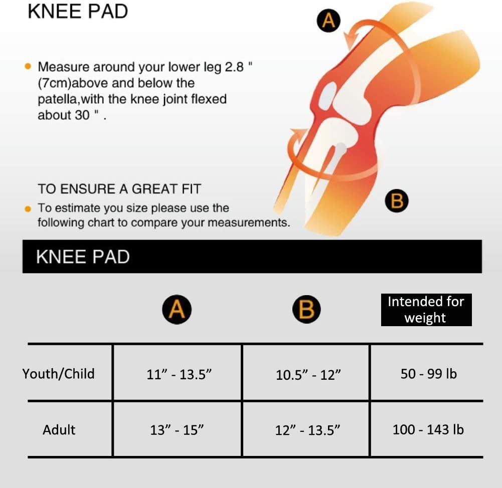 Geelife Knee Pads Elbow Pads Wrist Guards 3 in 1 Skateboard Protective Gear Set for Rollerblading Skateboarding Cycling Skating Scooter Bike Kids/Adults image number 1