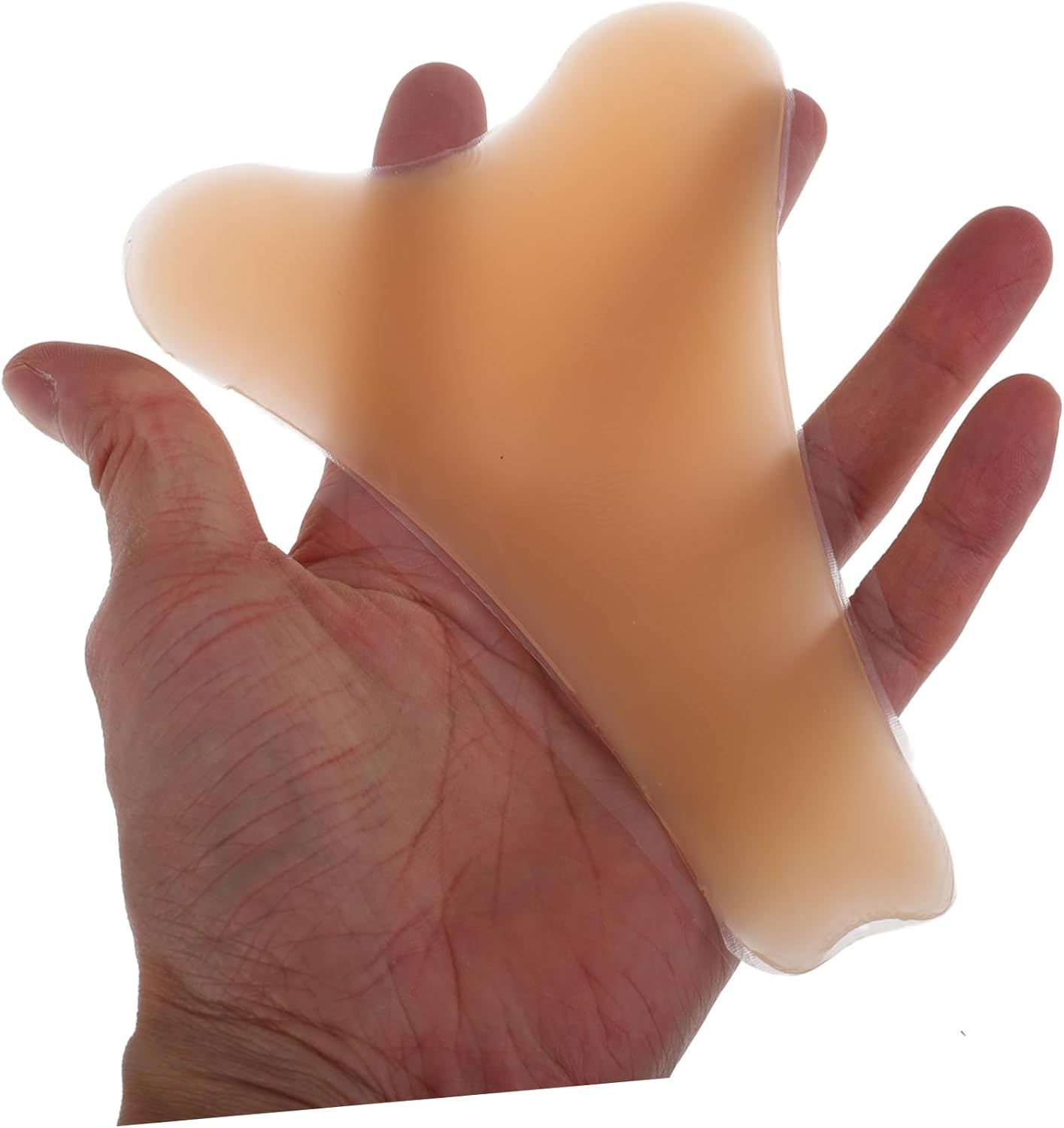 WRITWAA Silicone Underarm Sweat Absorbing Patches Swimming Privacy Sticker Discreet Protection for Swimwear Beige image number 5